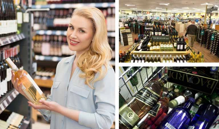 Halifax liquor store marketing agency showcasing premium bottles and promotions for Nova Scotia retailers